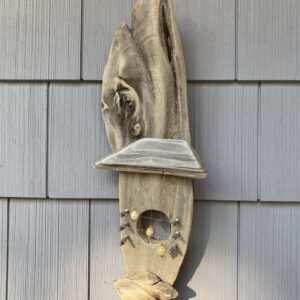 Driftwood Sculpture Door Harp